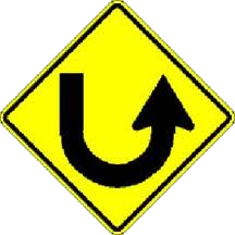 UTurn sign
